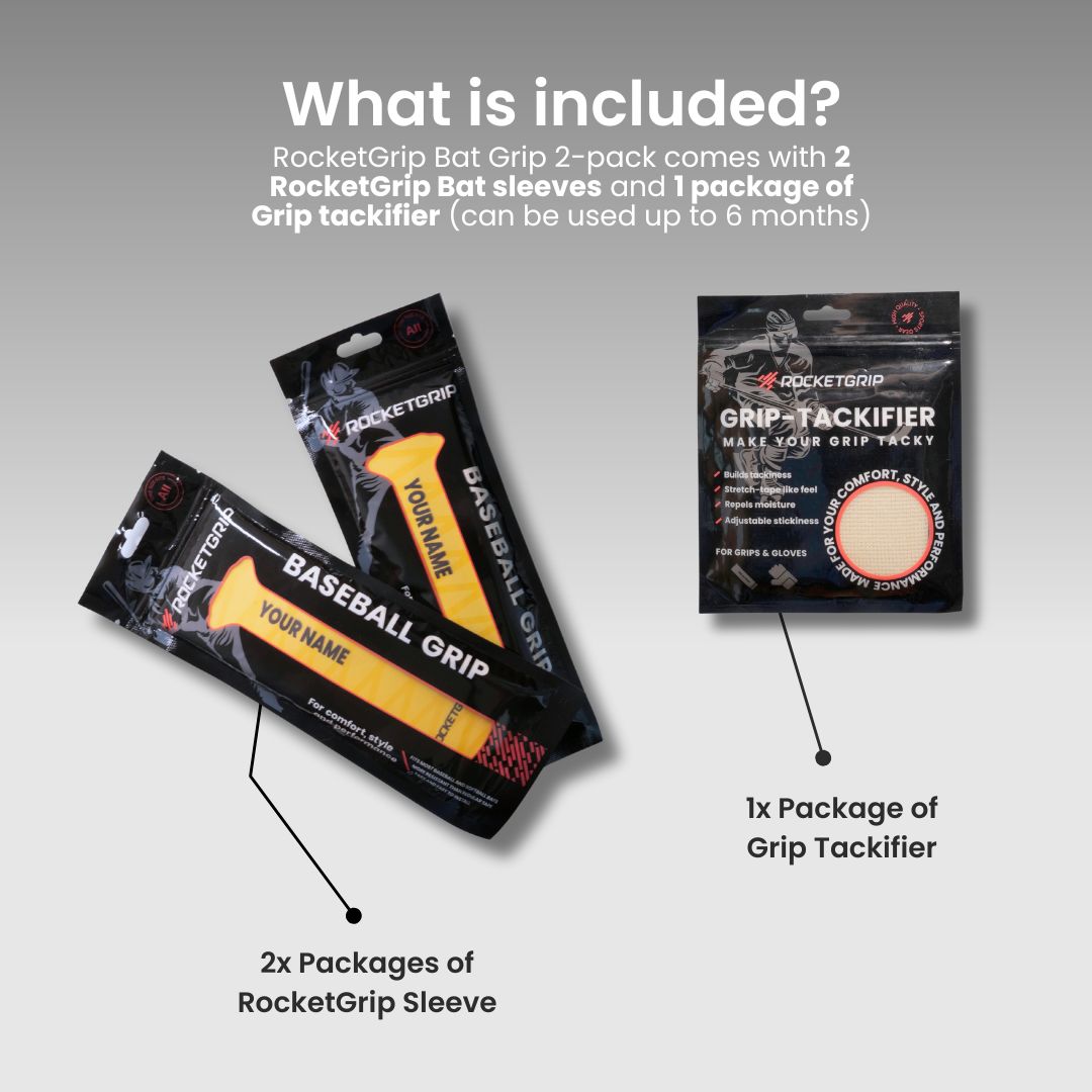Bat Grip (2-pack + tackifier)