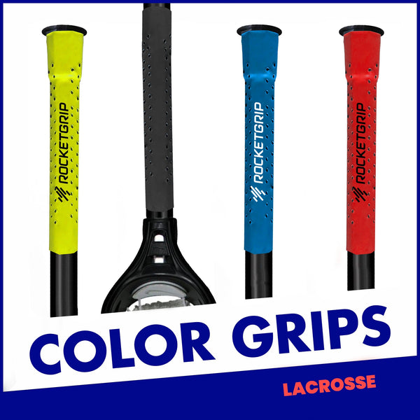 Starter Pack Lacrosse Grips (Rubber & Hole grips + Tackifier)