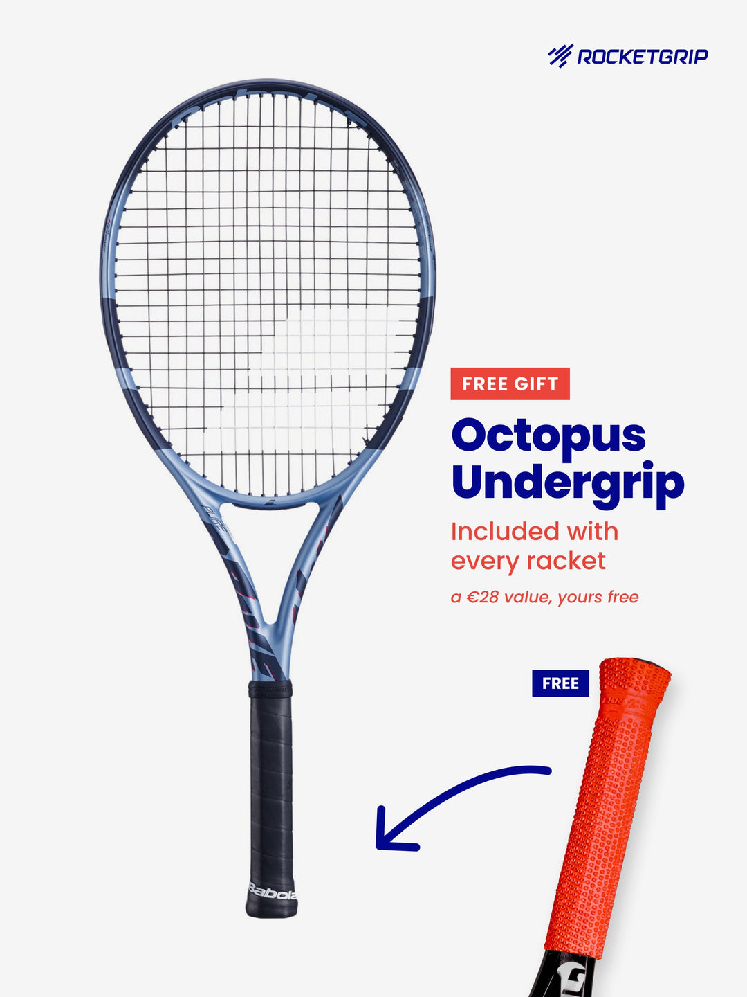 Babolat Pure Drive Gen11 (300g) with a free Octopus Undergrip included