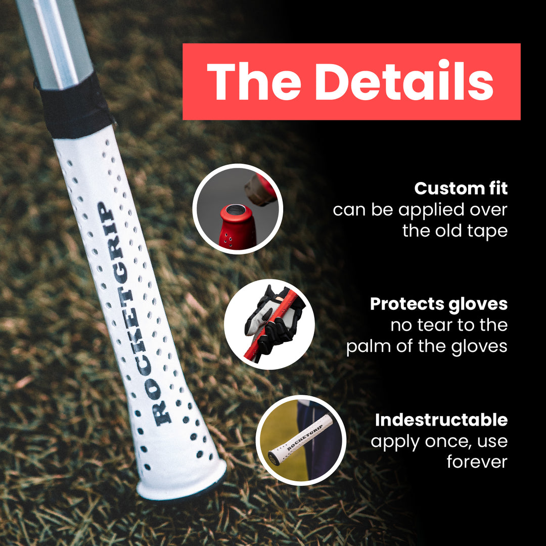 Rubber Lacrosse Grip Pack (2 grips)