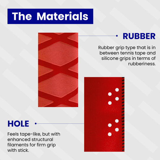 Rubber Lacrosse Grip Pack (2 grips)