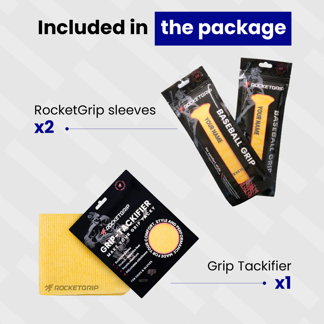 Bat Grip (2-pack + tackifier)