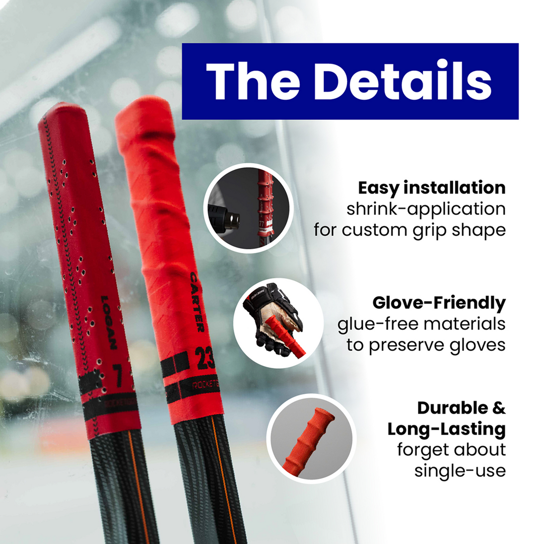 RocketGrip hole hockey grip