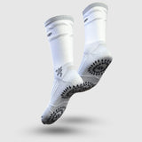 Tennis Grip Socks Crew length in white